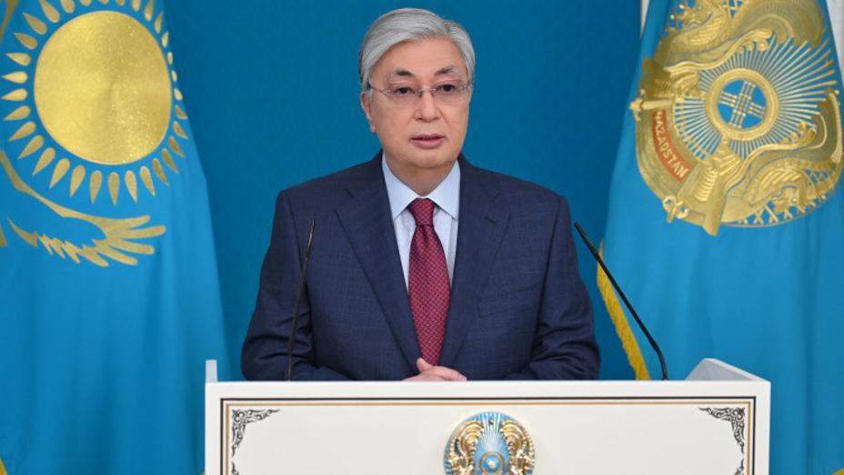 Президент Қасым-Жомарт Тоқаев Дүниежүзілік экономикалық форумның қатысушыларына бейнеүндеу жасады