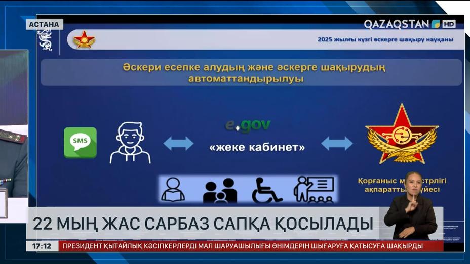 Елімізде биыл 22 мың жас сарбаз сапқа қосылады