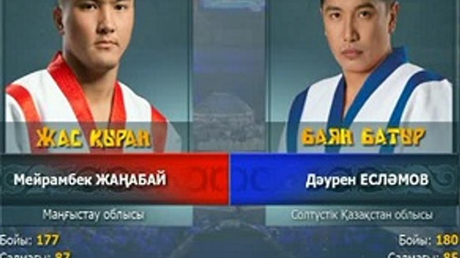 «Қазақстан Барысы-2014» турнирінің ең жас палуаны ширек финалға өтті