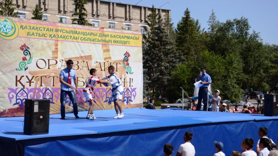Батыс Қазақстан облысында Ораза айт мейрамына орай ұлттық ойындар ұйымдастырылды