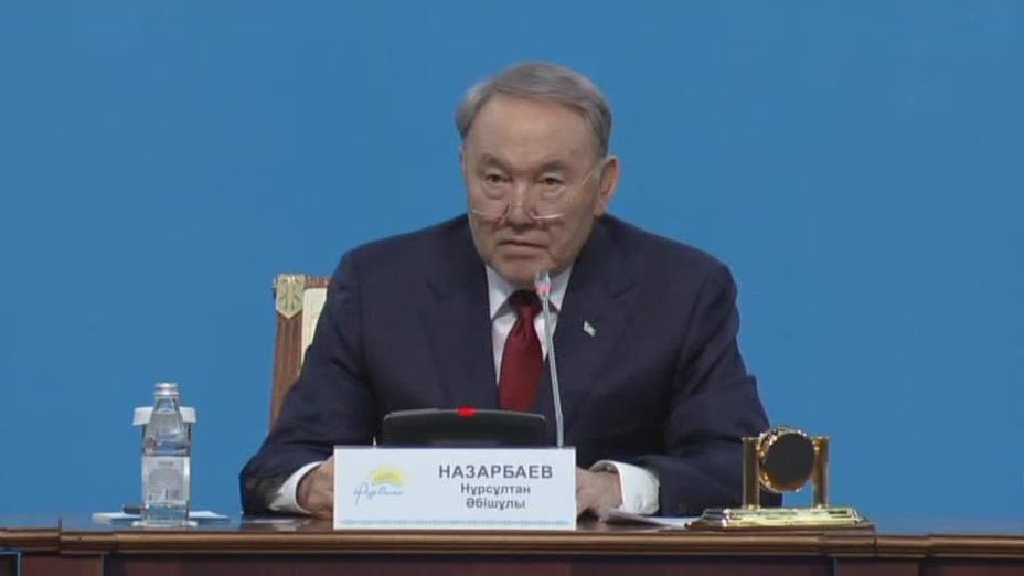 «Нұр Отан» партиясының XVI съезінде Н.Назарбаев ҚР Президентінің кезектен тыс сайлауына қатысатындығын мәлімдеді