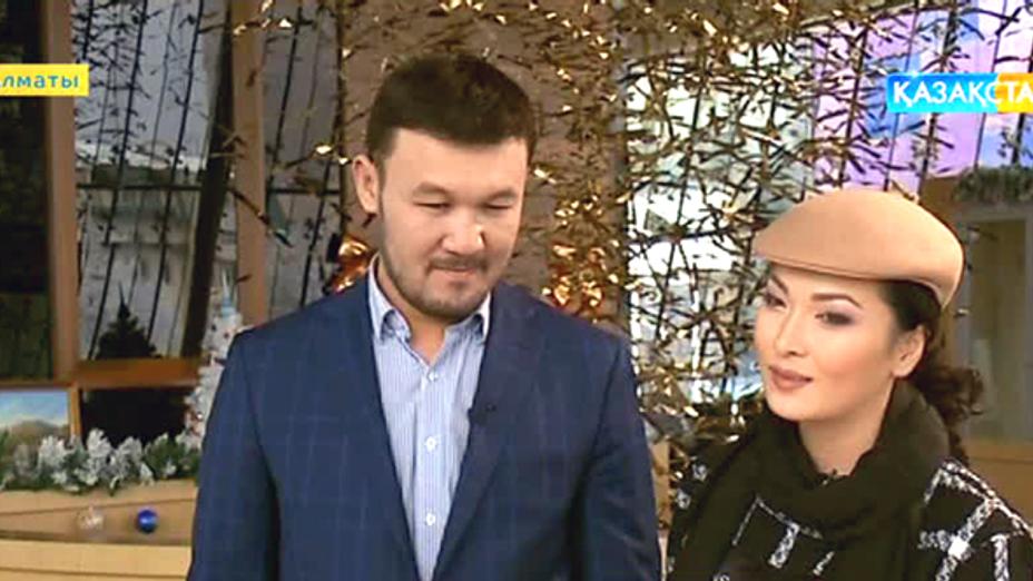 Актеры сериала «Іңкәр жүрек» («Страстное сердце») в гостях «Таңшолпан»