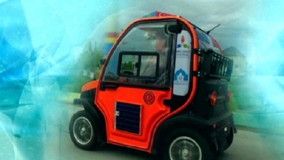 Түркістандық оқытушы күн сәулесімен жүретін электромобиль құрастырды