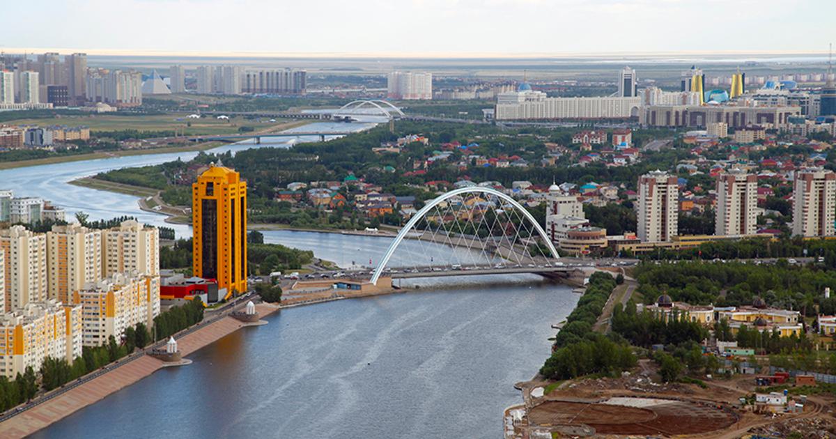 Река ишим в астане Река ишим в астане